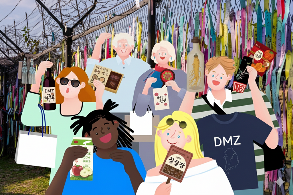외국인 관광객이 가장 많이 고르는 파주 DMZ 기념품