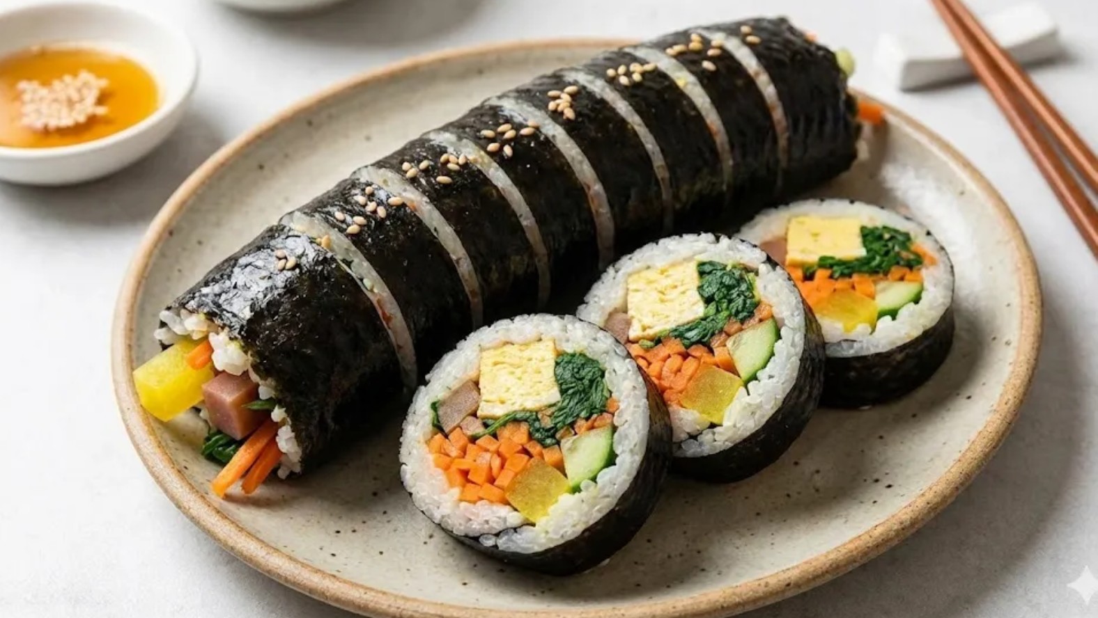 How to Make Kimbap Korean Seaweed Rice Roll