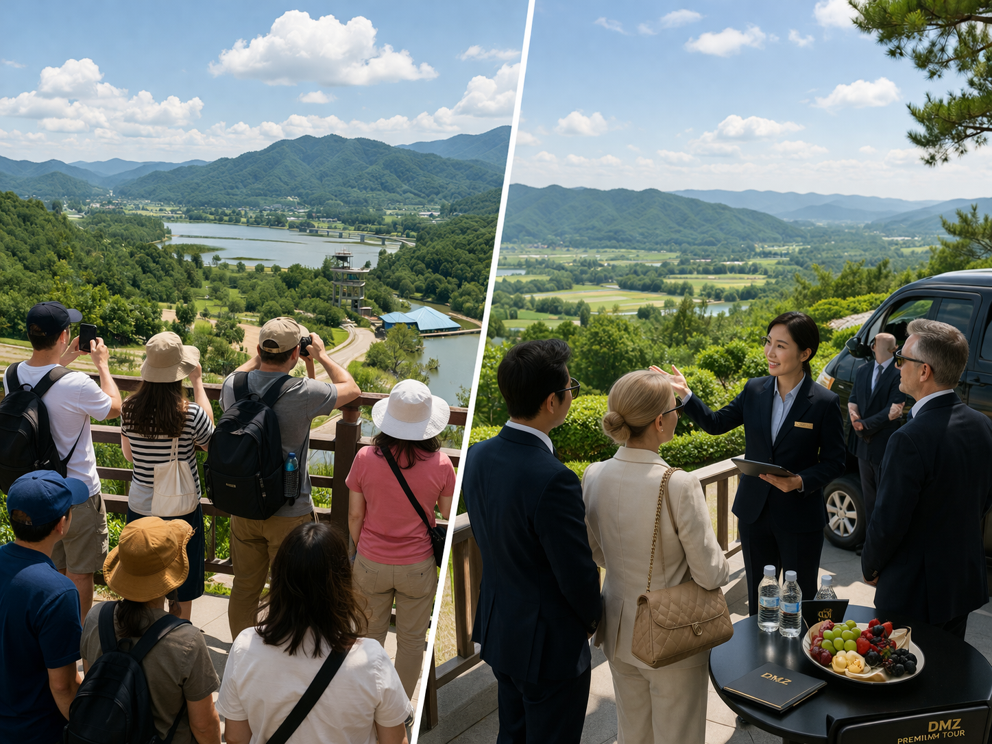 일반 관광 vs 의전 DMZ 투어 차이