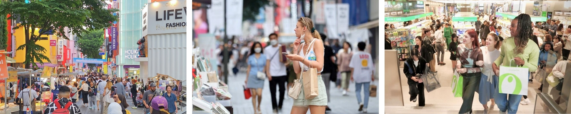 외국인 여행 명동