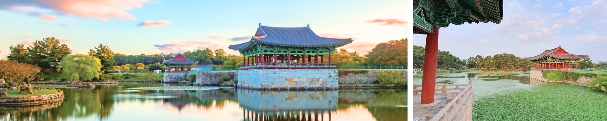 외국인 투어 경주 안압지 관광