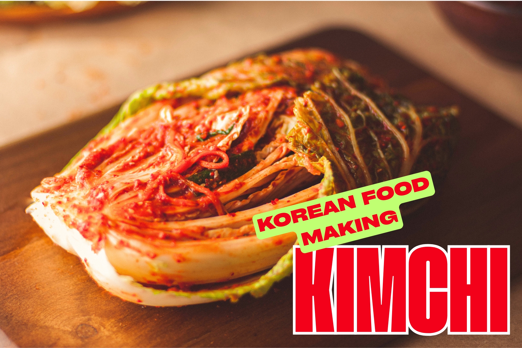 외국인 김치 만들기