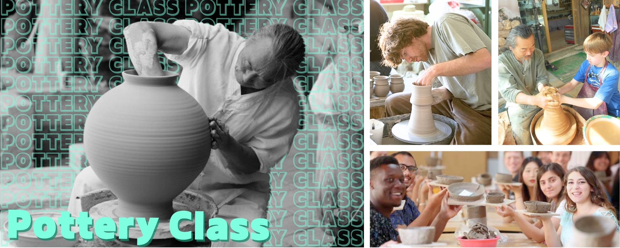 외국인 관광 도자기 만들기 체험