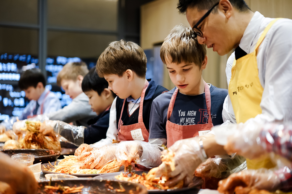외국인관광 김치만들기 체험