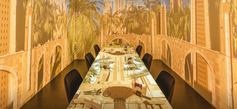 외국인관광 미디어아트다이닝