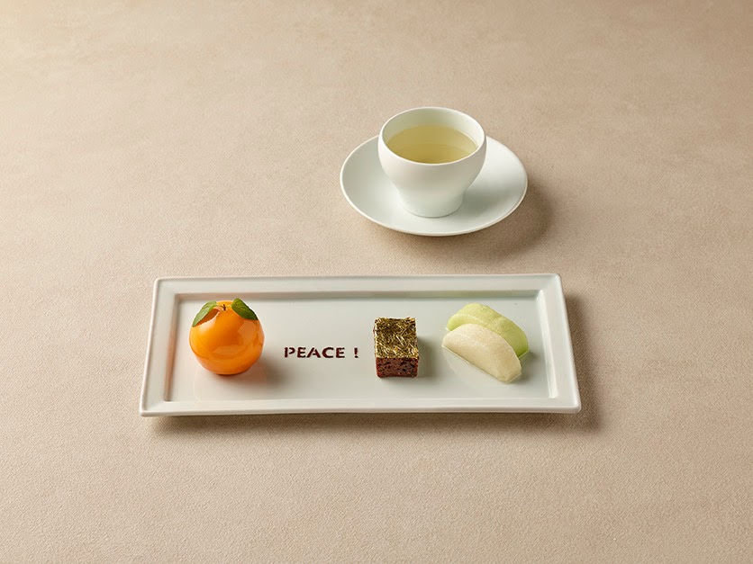 외국인 손님 의전 한식 식사 디저트