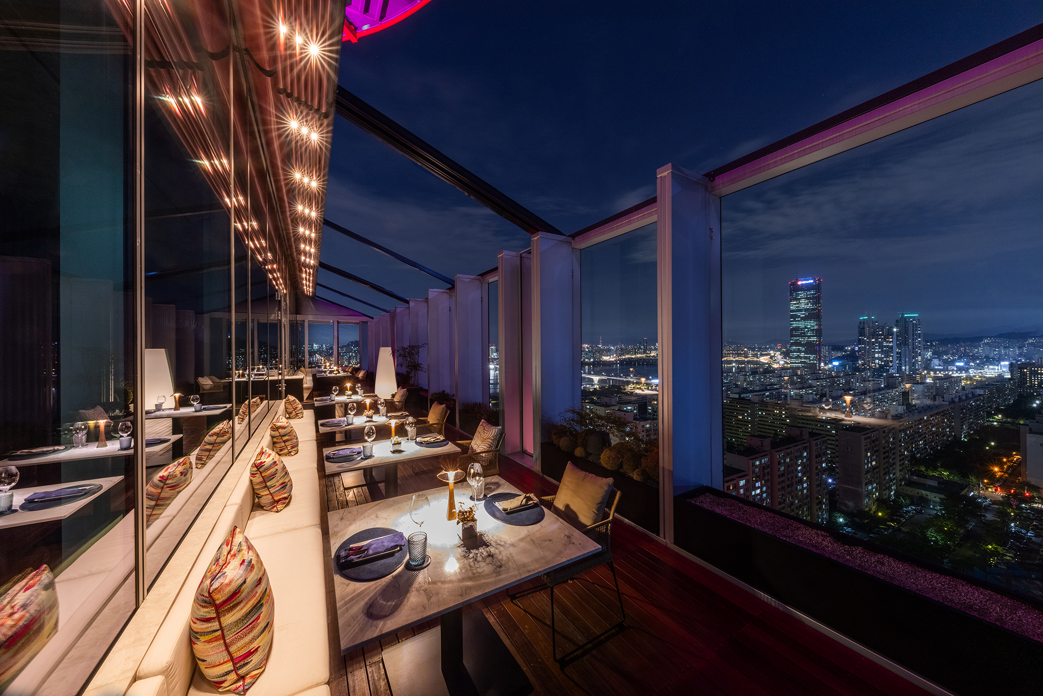 외국인관광 루프탑 시티뷰 다이닝