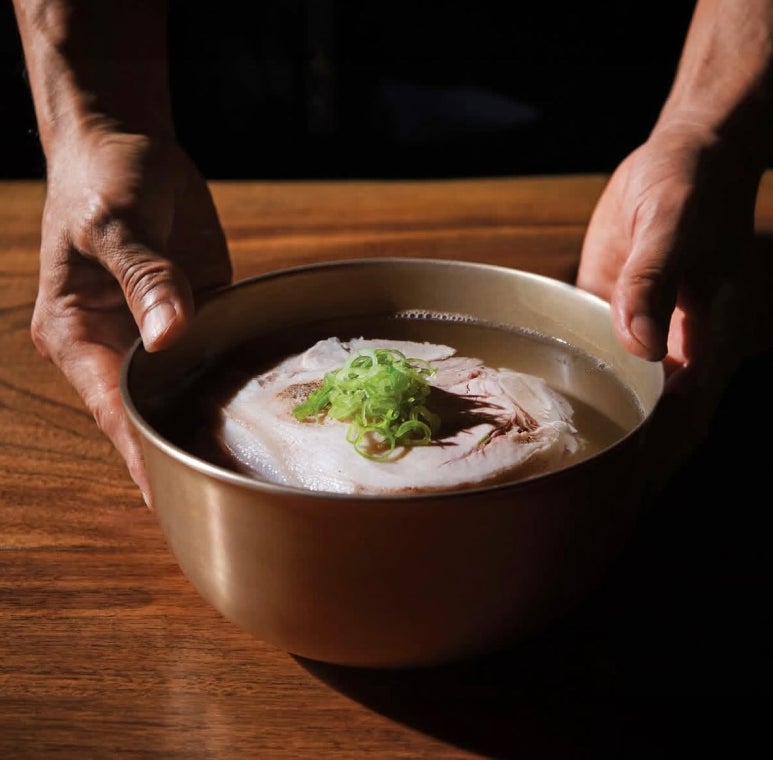 외국인 한국음식 국밥