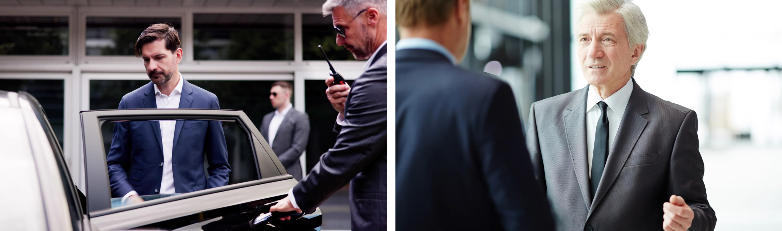 코스모진 VIP 고객 응대 서비스 - 외국인 고객 환영 장면