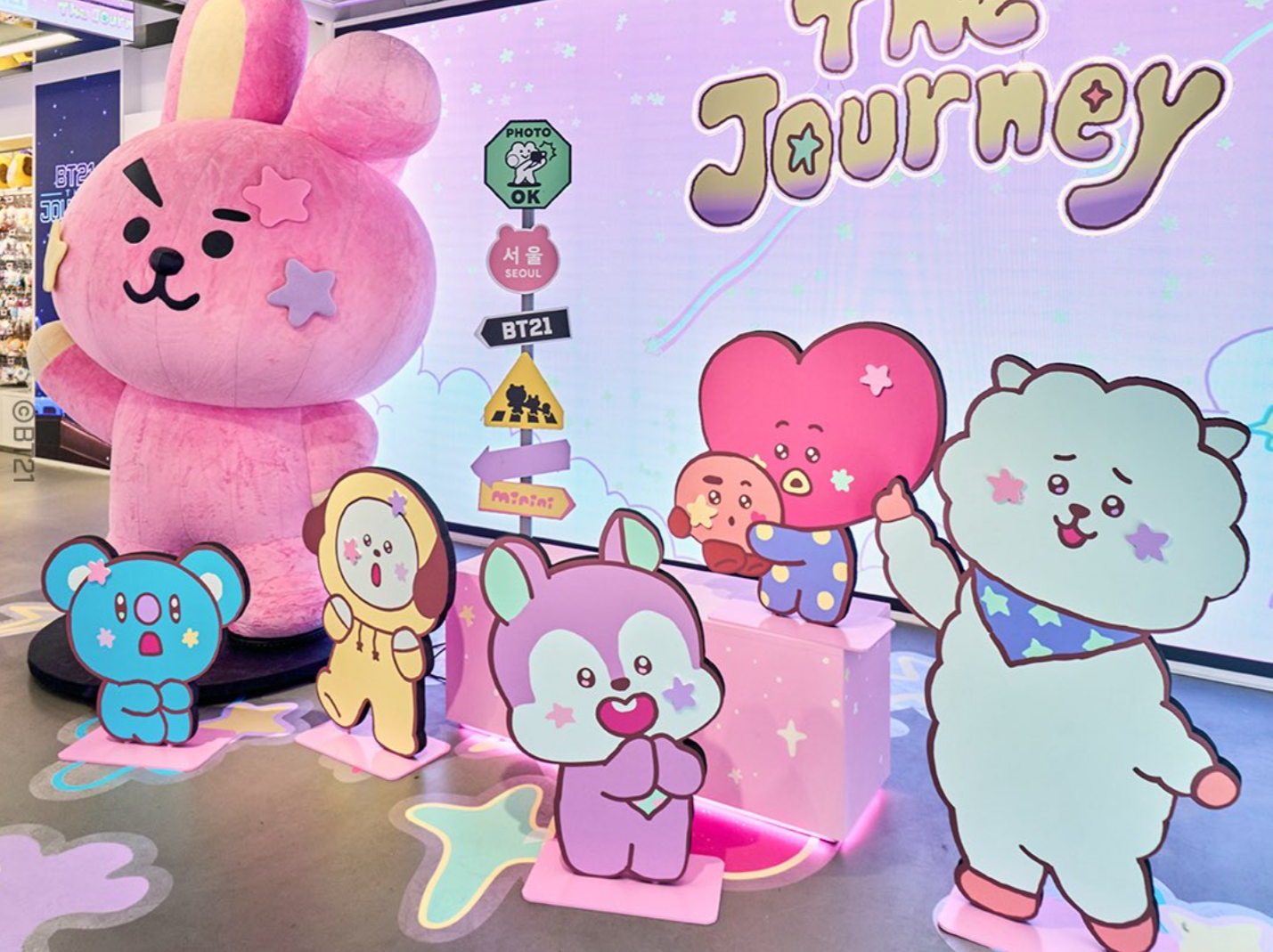 LINE FRIENDS SQUARE 명동 BT21 공식 스토어 굿즈 쇼핑 서울