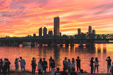 한강 저녁 서울 5월 야경 여행
