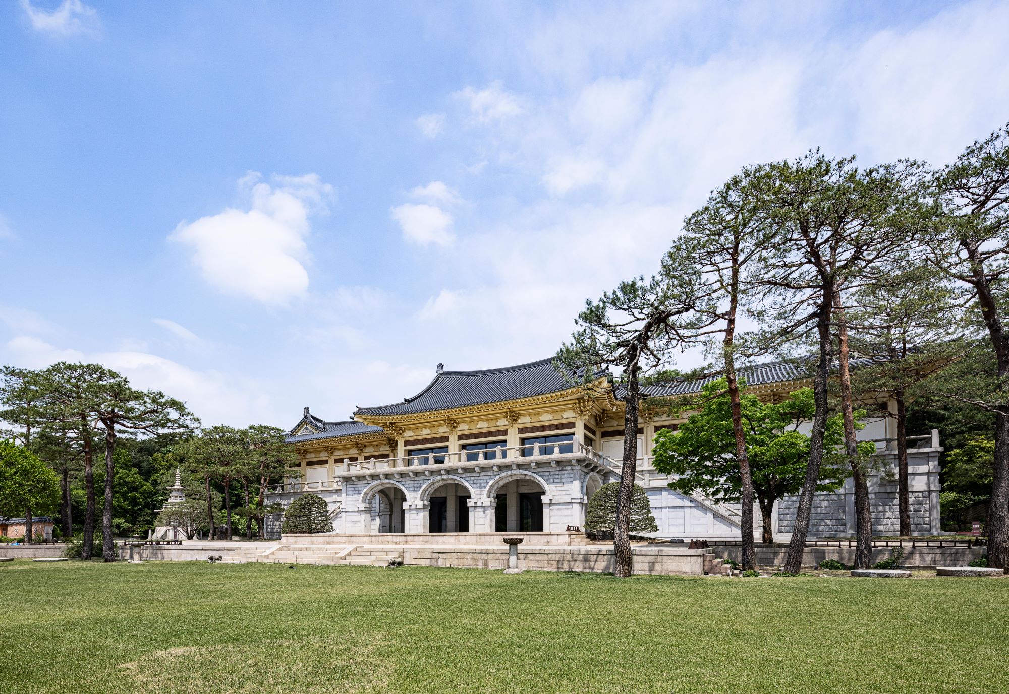 호암미술관 건축 외관